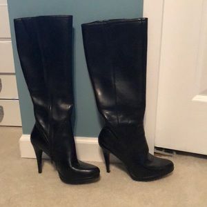 Heeled Black Boots